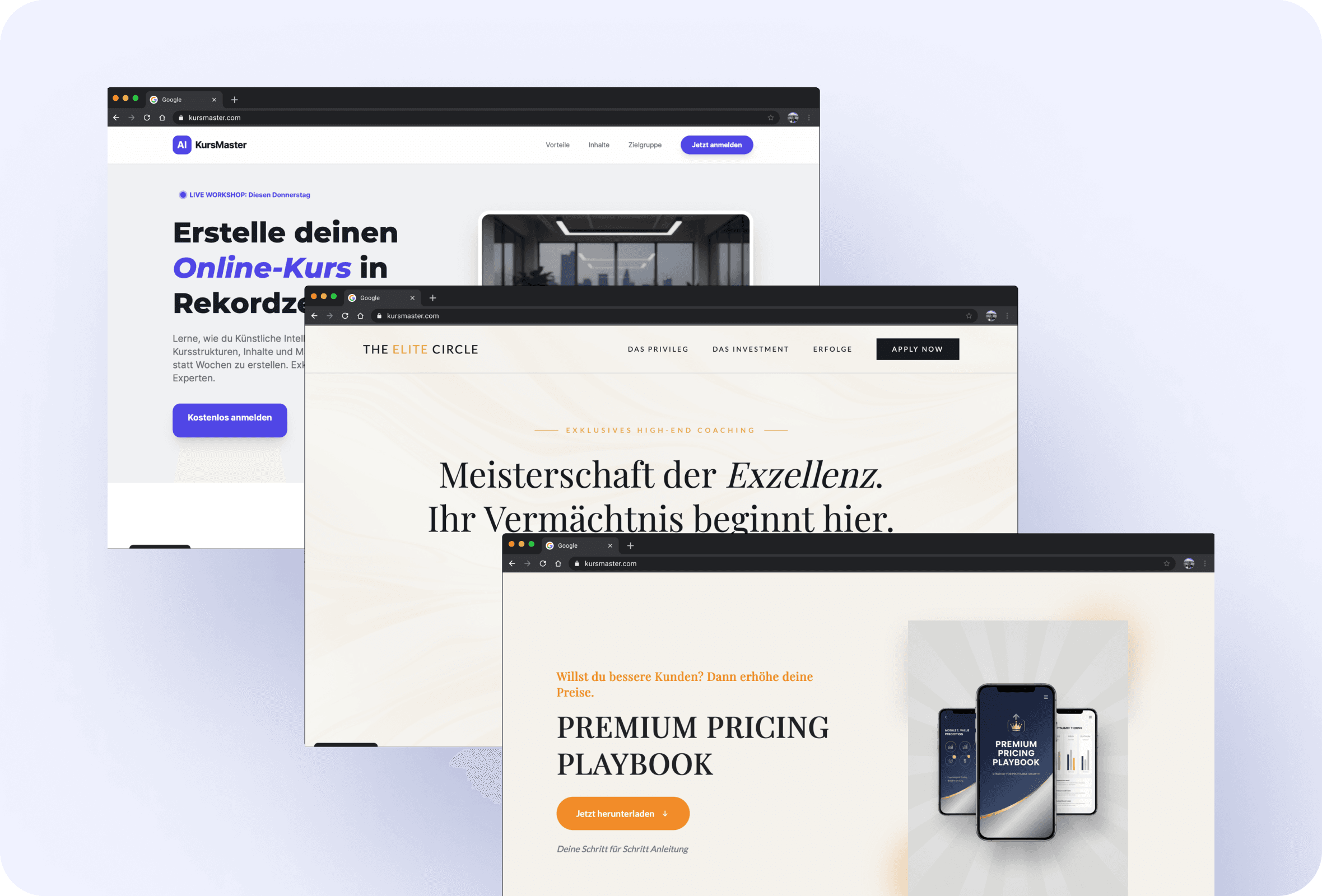 Landing pages with AI