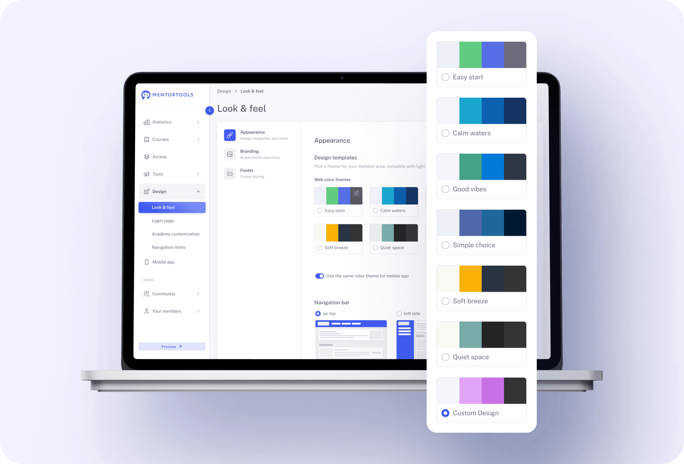Branding and templates