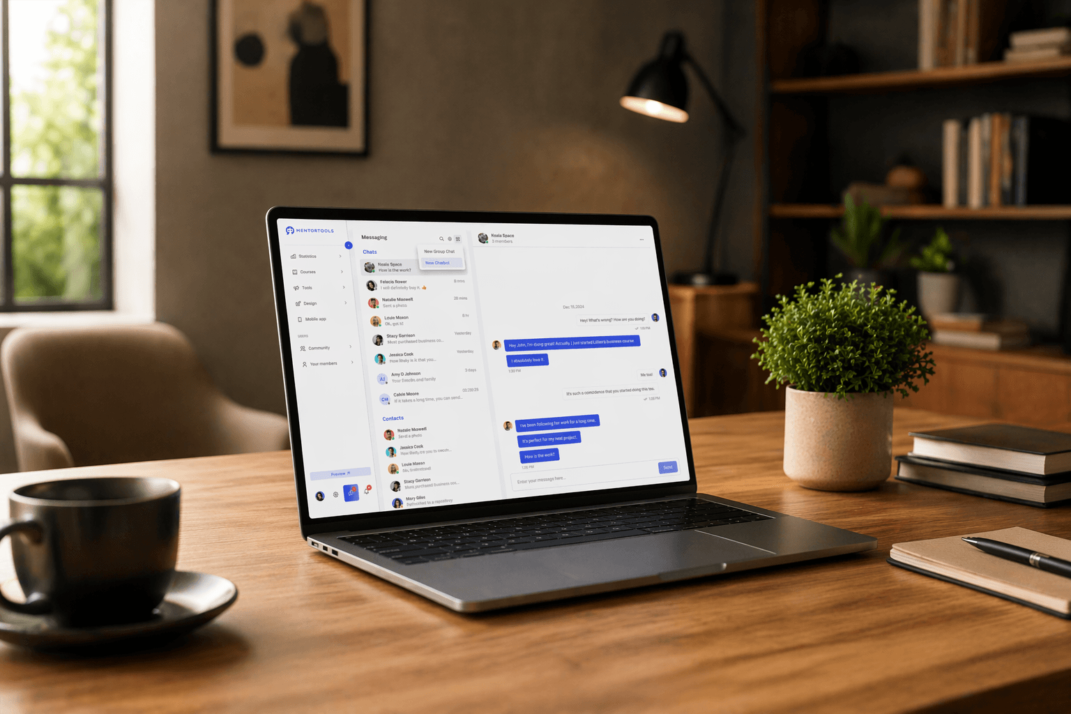Interactivity messaging and chat groups