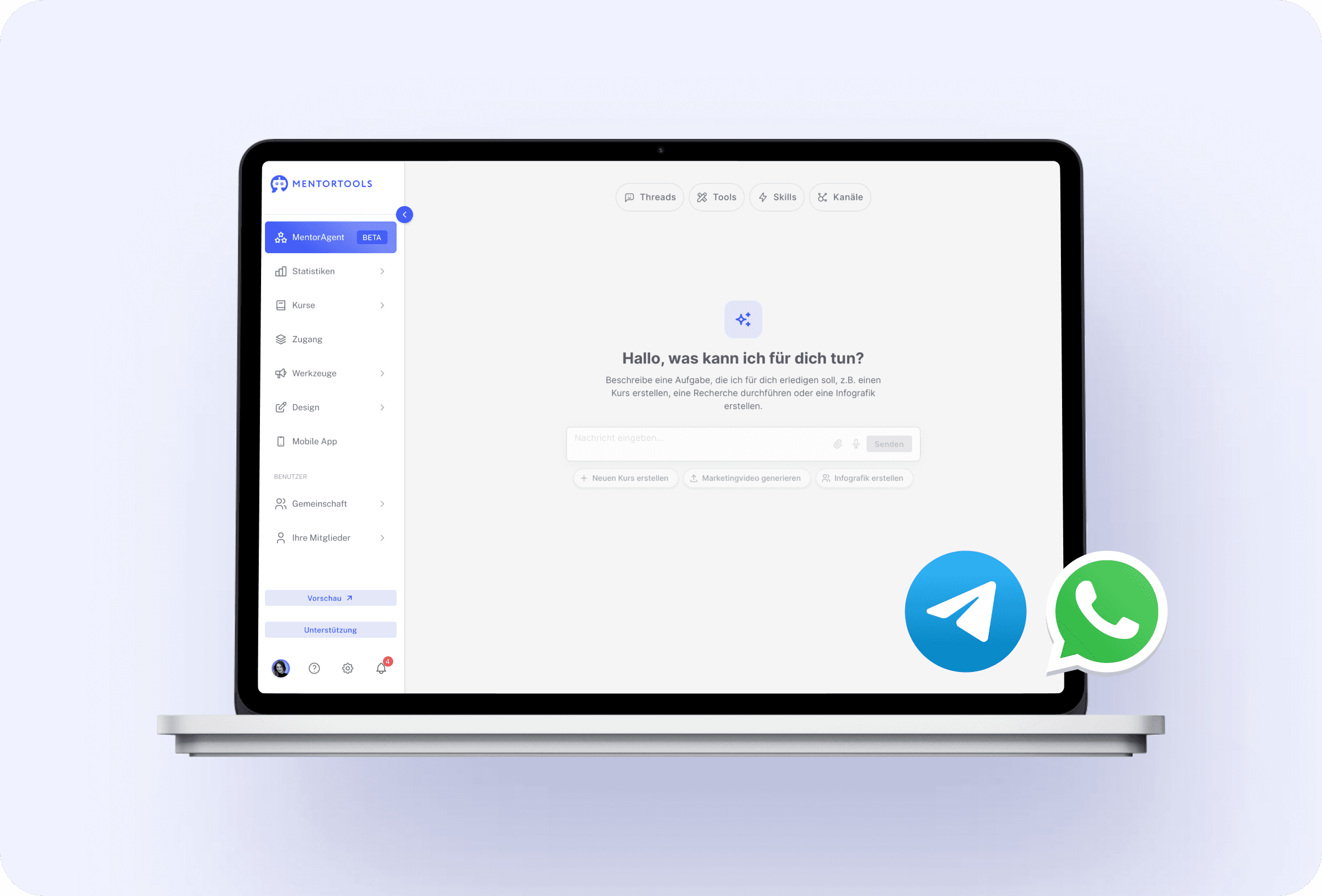 MentorAgent AI assistant