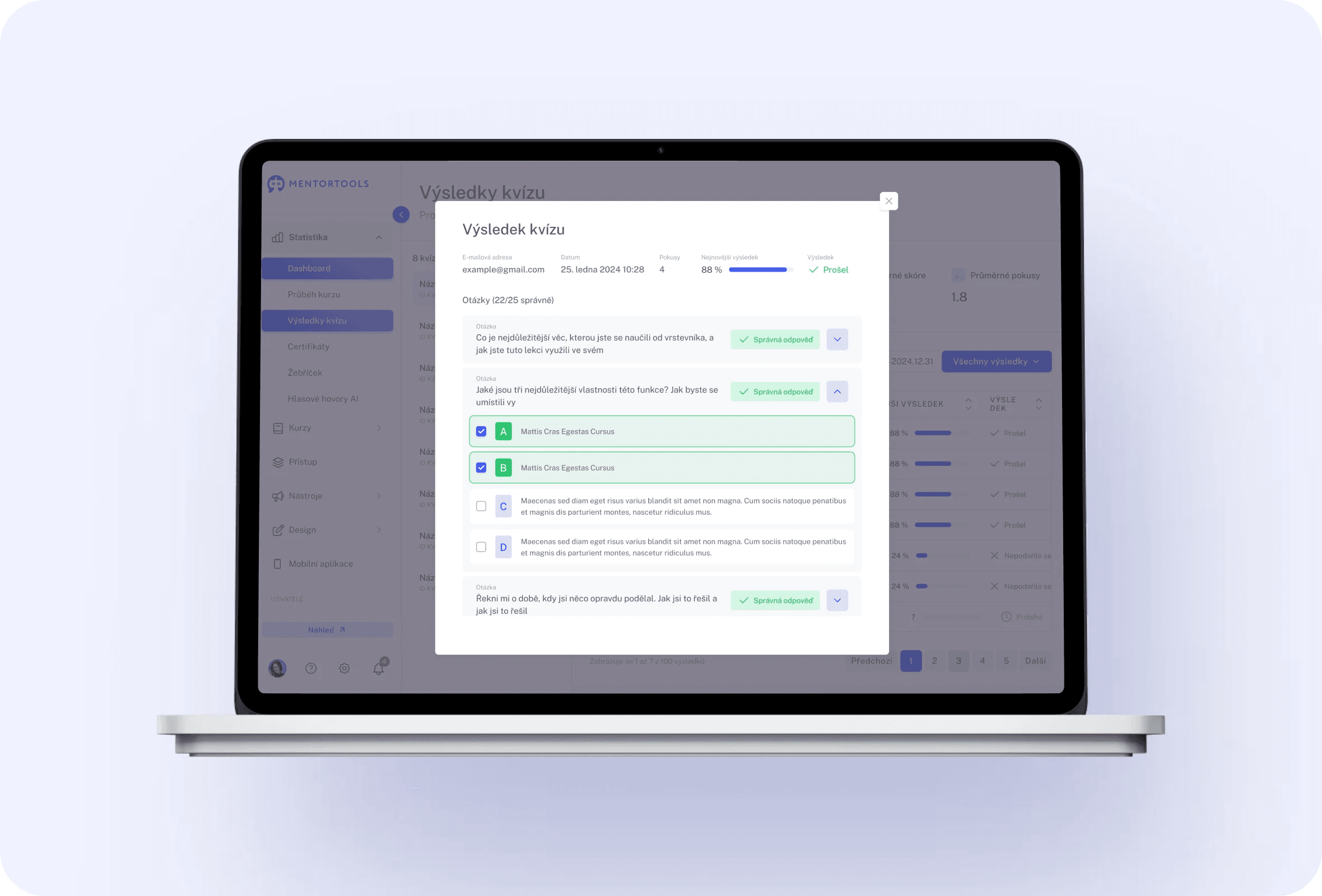 Reporting feature 2