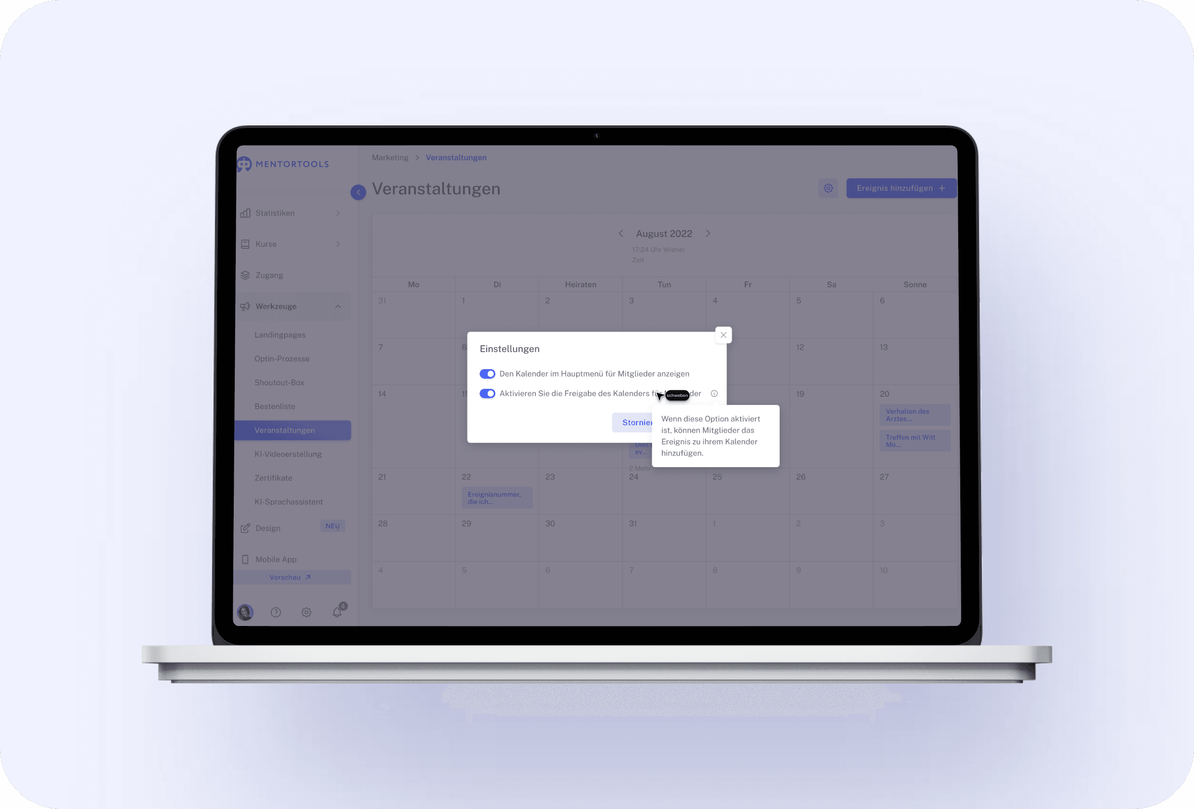 InteractivityCalendar feature 2