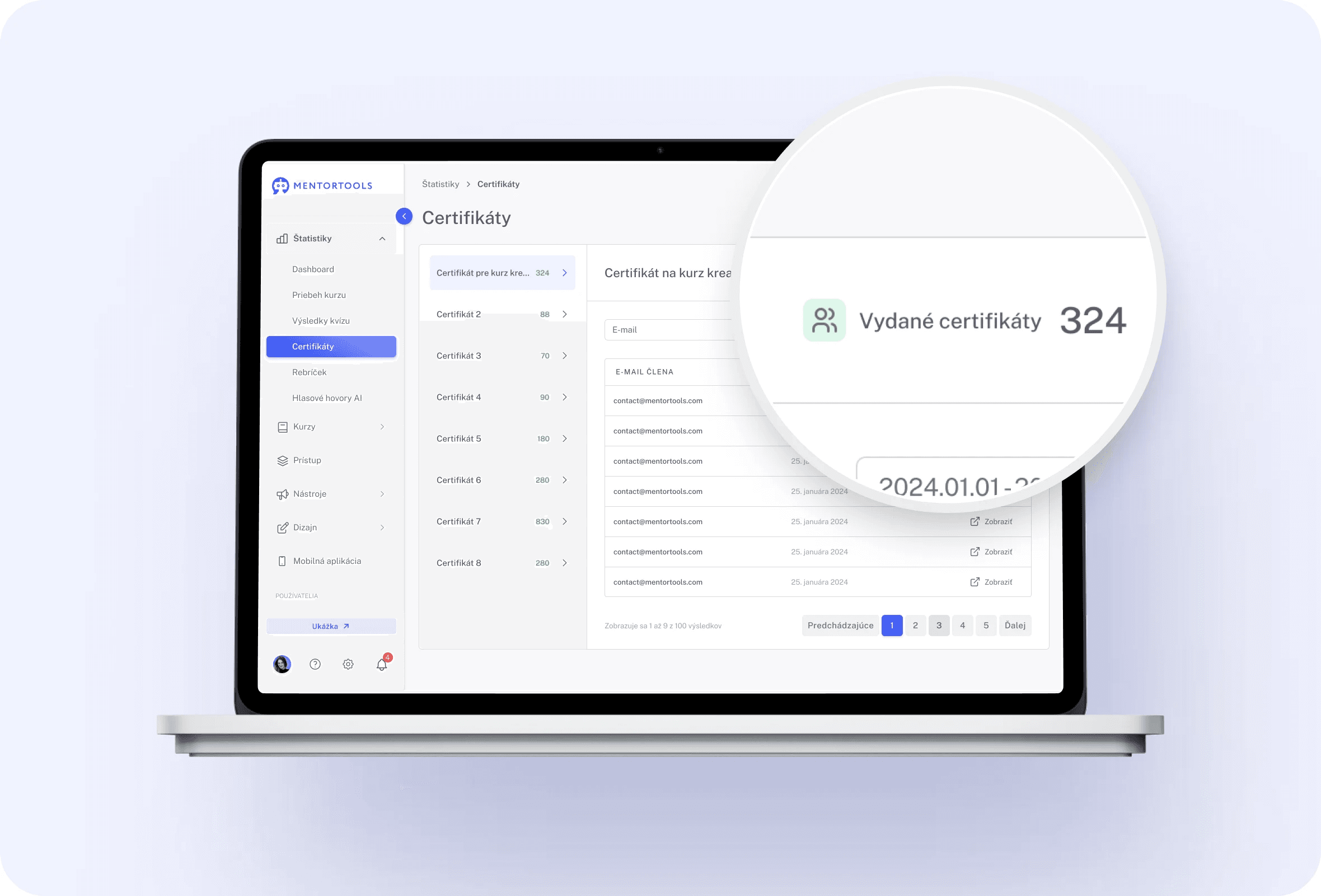 Reporting feature 5