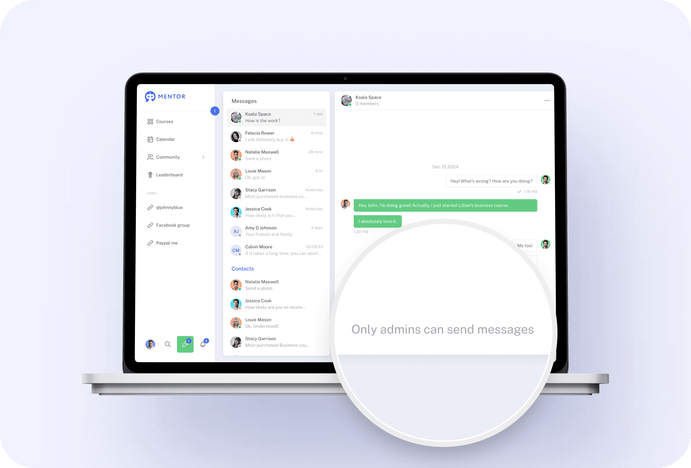 InteractivityMessaging feature 5