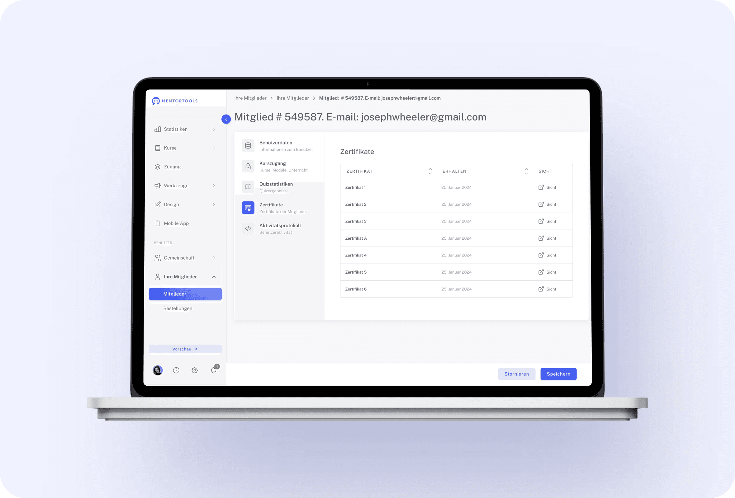 Certificates feature 5