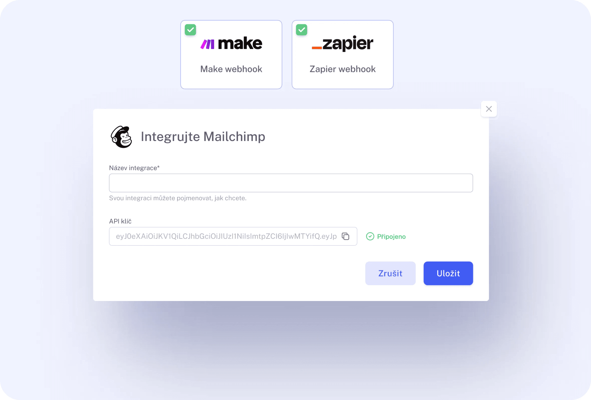 Integrations hub