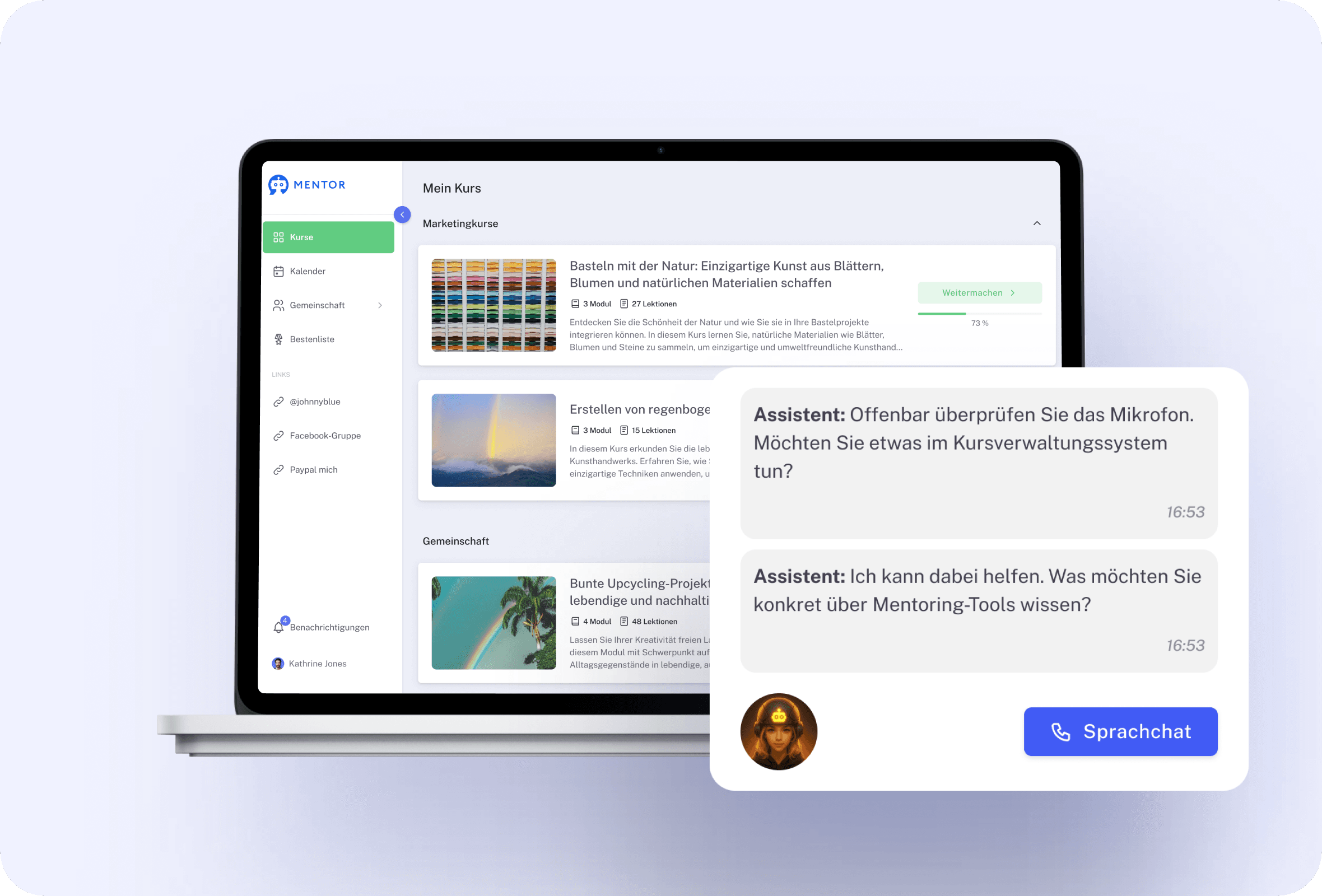 Chat and Audio Assistant for Students