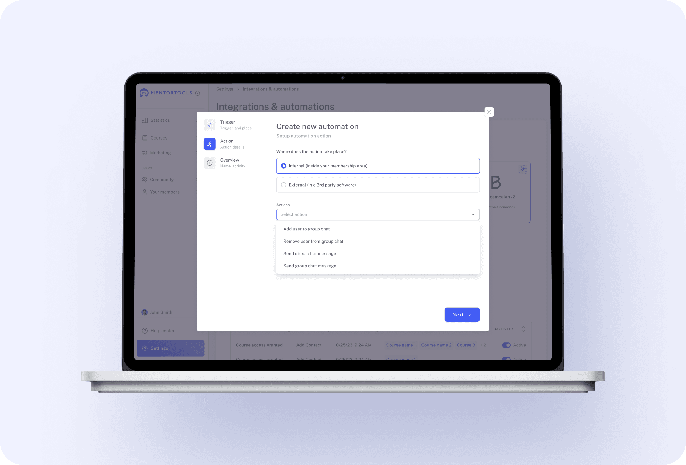 InteractivityMessaging feature 1