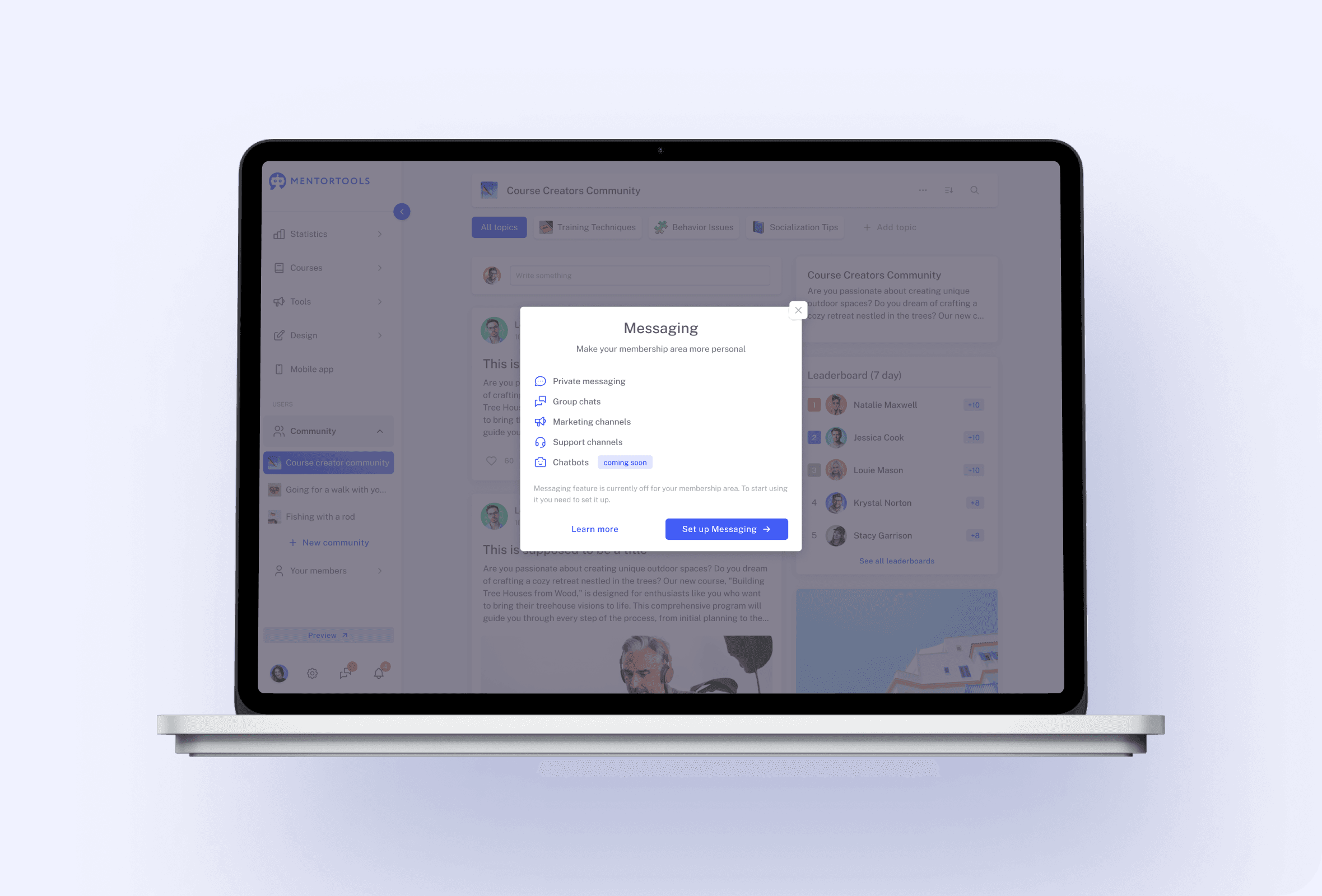 InteractivityMessaging feature 2
