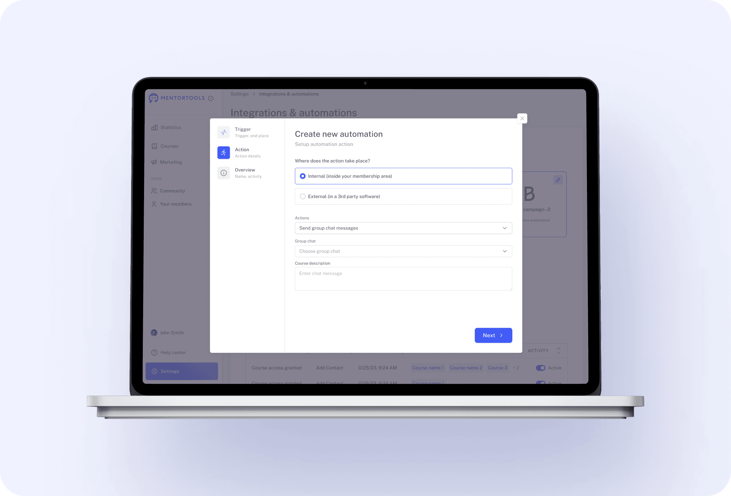 InteractivityMessaging feature 3